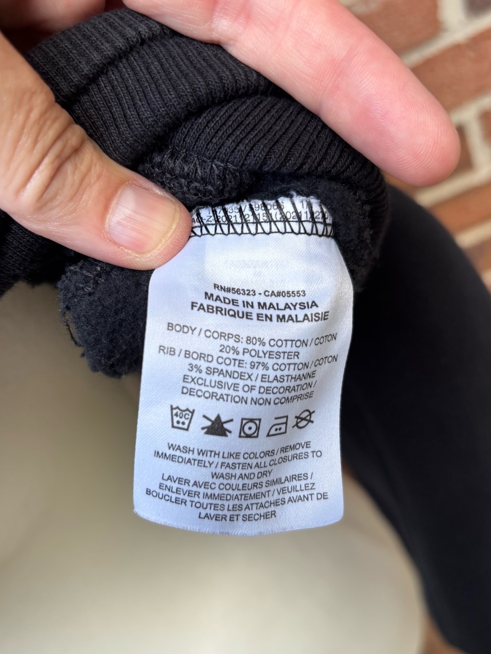 Nike Cropped Black Quarter Zip Pullover Sweatshirt Size Medium - Athleisure - Picture 6 of 9